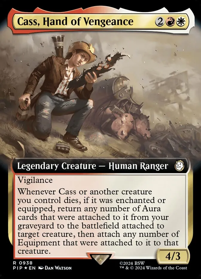 2024 Fallout Cass, Hand of Vengeance #938 rare card image