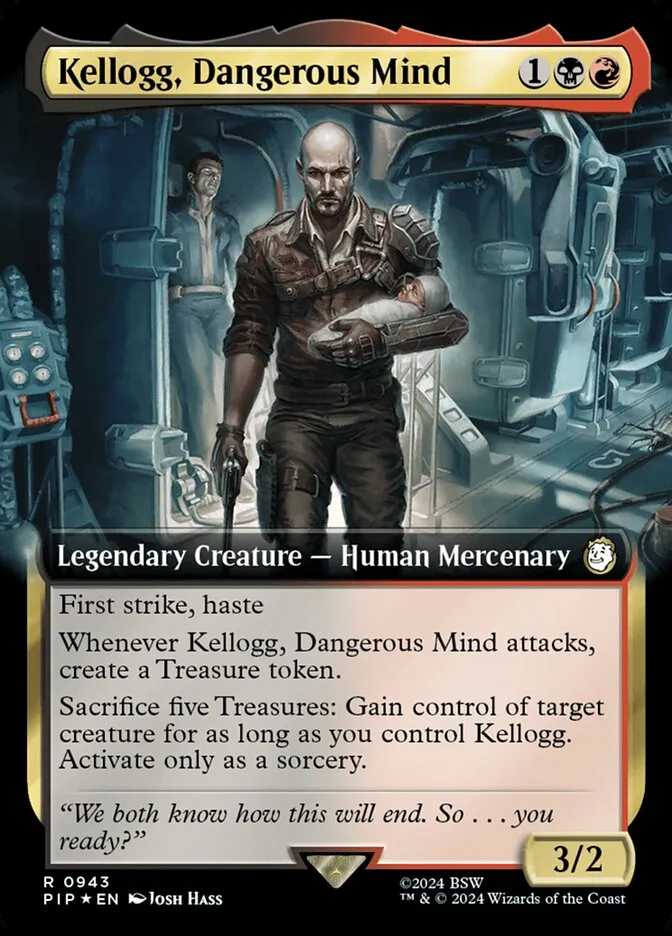 2024 Fallout Kellogg, Dangerous Mind #943 rare card image