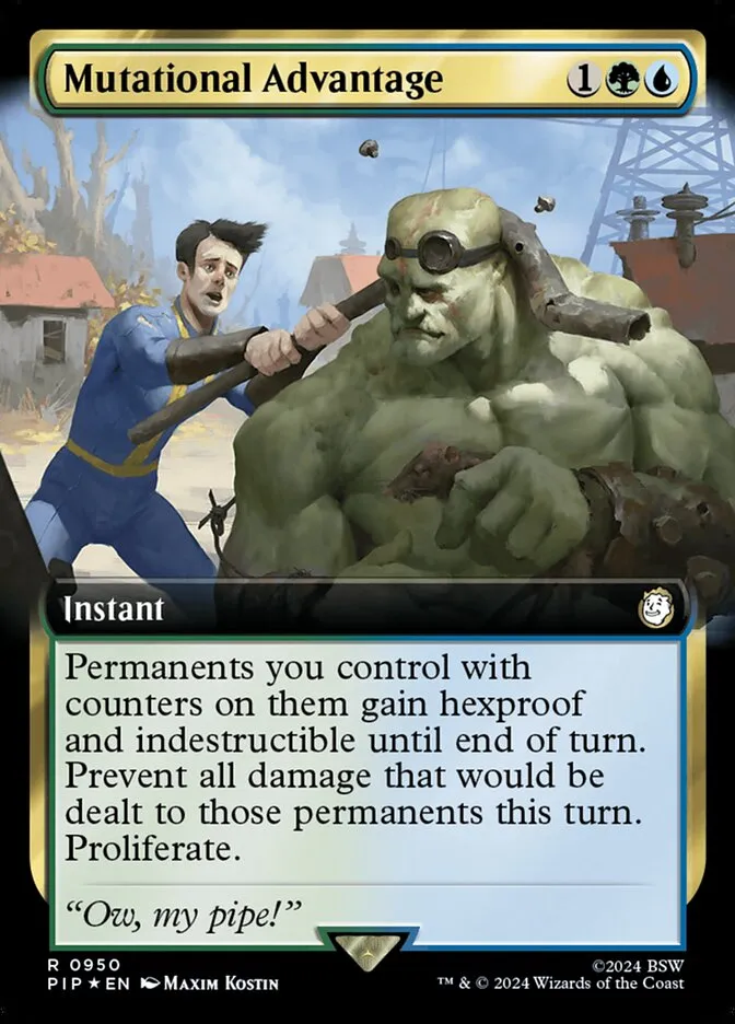 2024 Fallout Mutational Advantage rare #950 rare card image