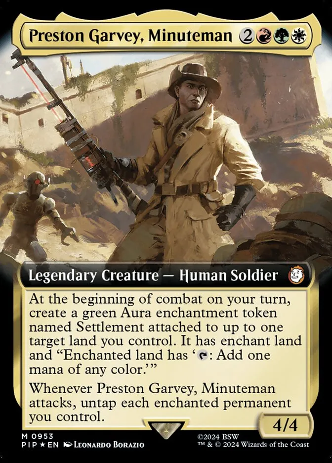 2024 Fallout Preston Garvey, Minuteman mythic #953 mythic card image