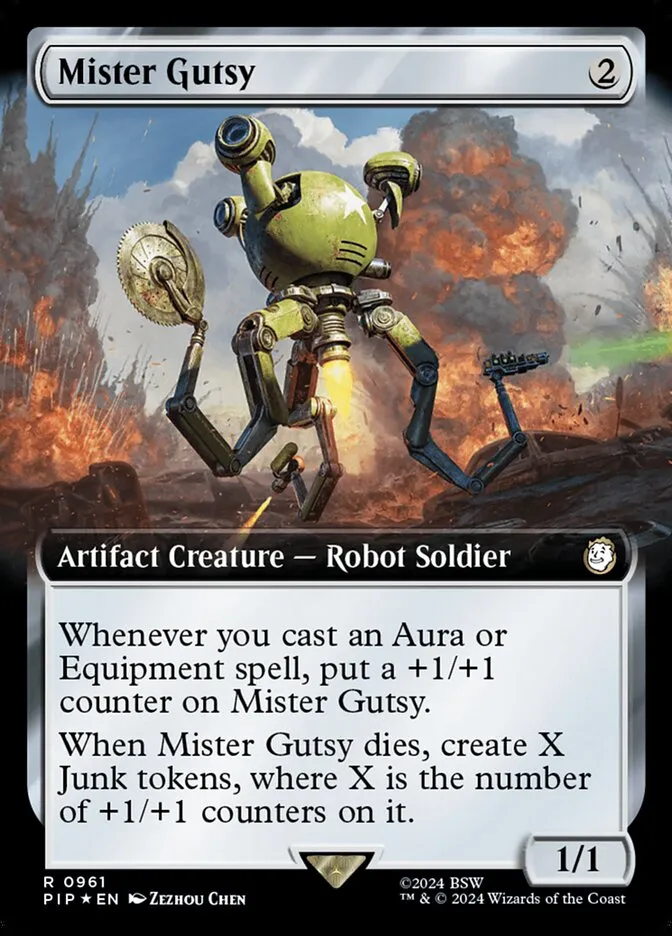 2024 Fallout Mister Gutsy #961 rare card image