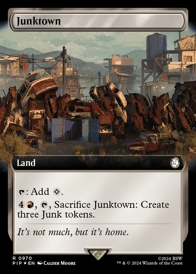 2024 Fallout Junktown rare #970 rare card image