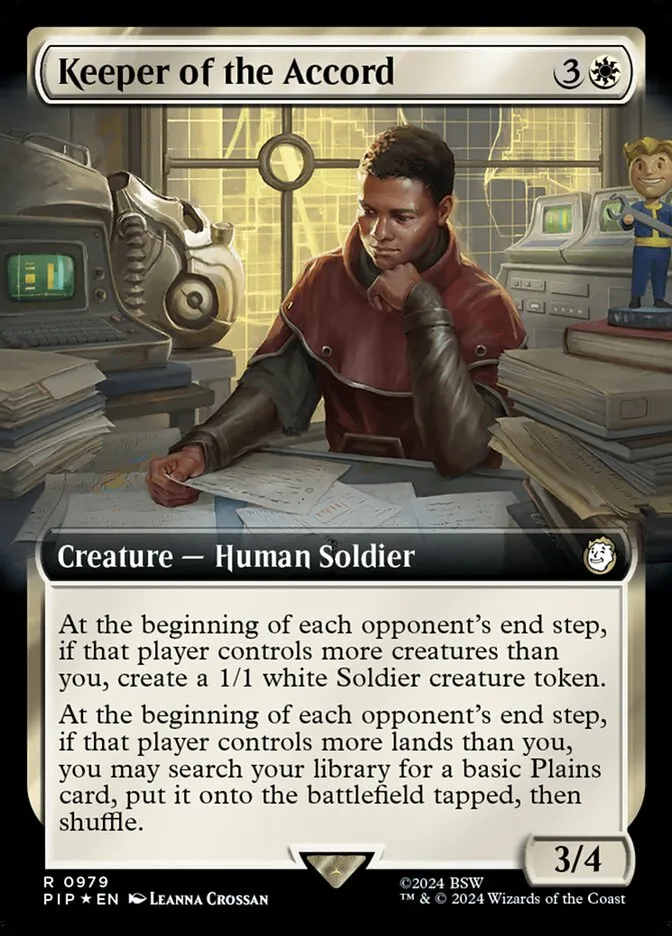 2024 Fallout Keeper of the Accord #979 rare card image