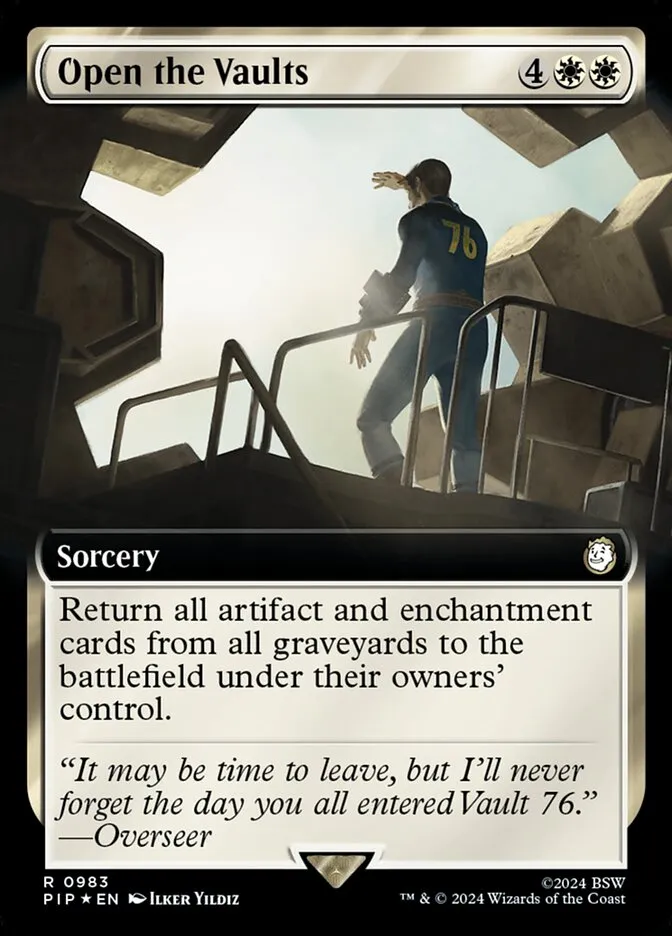 2024 Fallout Open the Vaults rare #983 rare card image