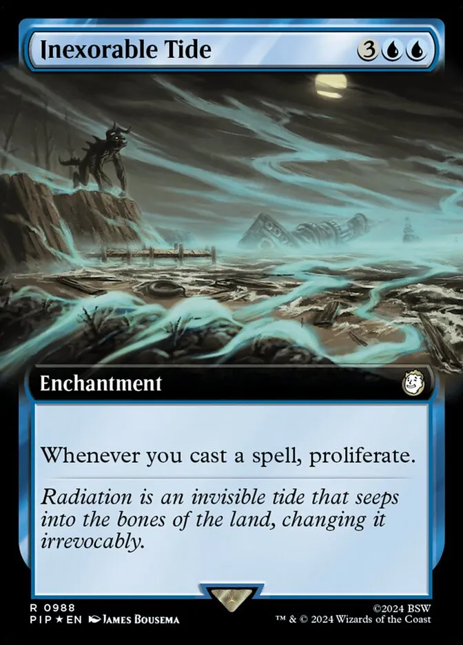 2024 Fallout Inexorable Tide #988 rare card image