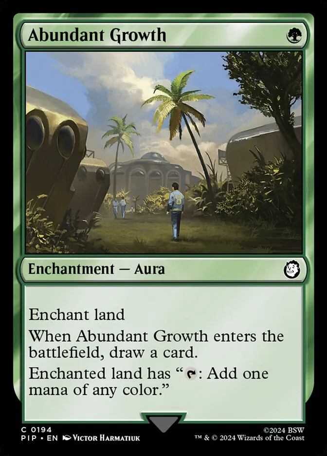 2024 Fallout Abundant Growth common #194 common card image