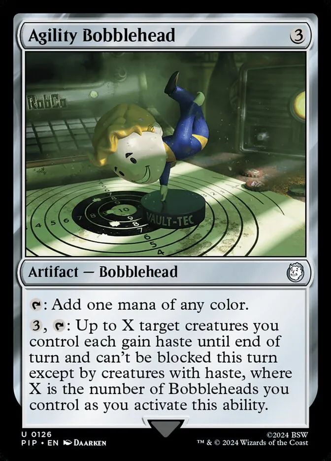 2024 Fallout Agility Bobblehead uncommon #126 uncommon card image