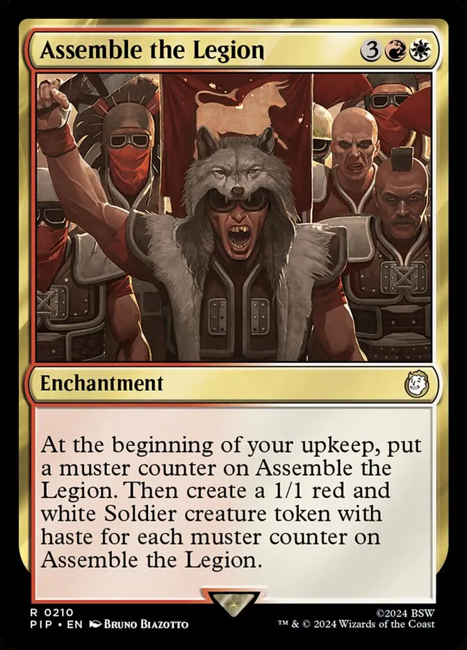 2024 Fallout Assemble the Legion #210 rare card image