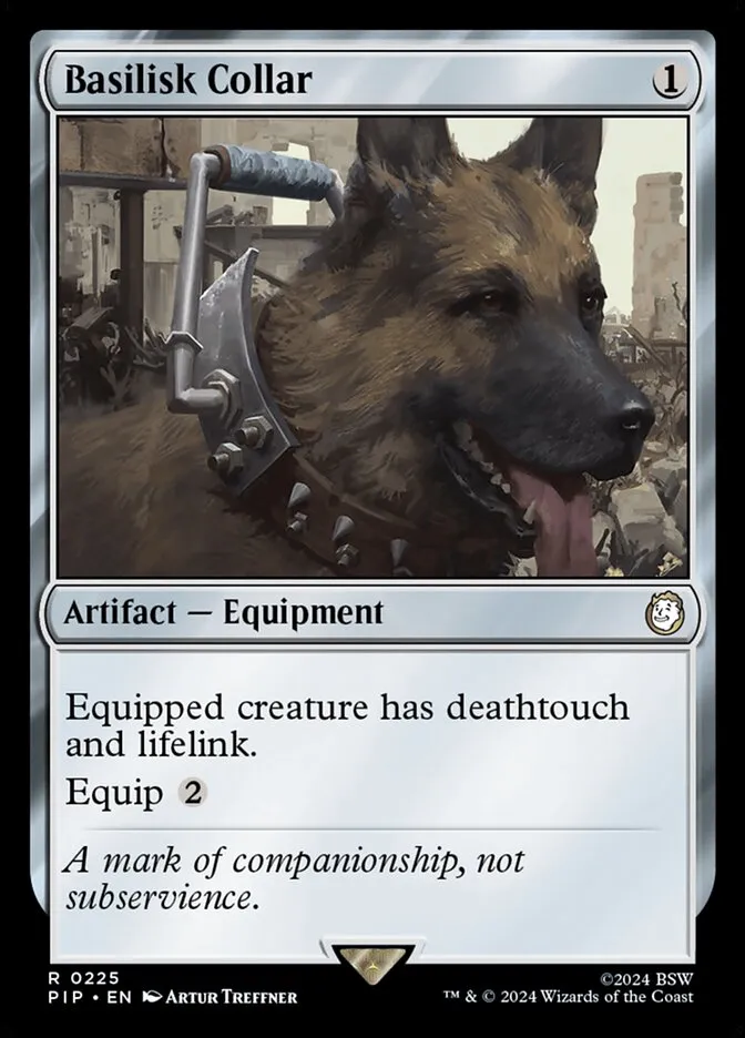 2024 Fallout Basilisk Collar #225 rare card image