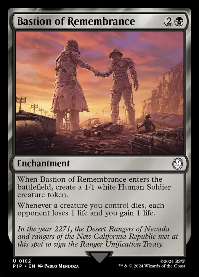 2024 Fallout Bastion of Remembrance #182 uncommon card image
