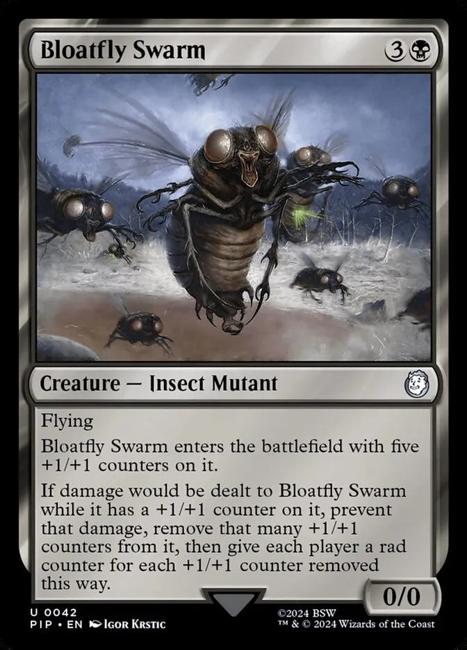 2024 Fallout Bloatfly Swarm uncommon #42 uncommon card image