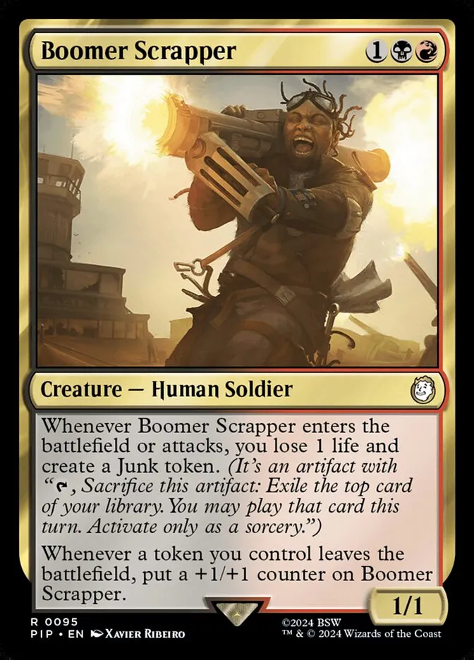 2024 Fallout Boomer Scrapper rare #95 rare card image