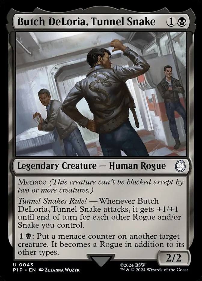 2024 Fallout Butch DeLoria, Tunnel Snake [Foil] uncommon #43 uncommon card image