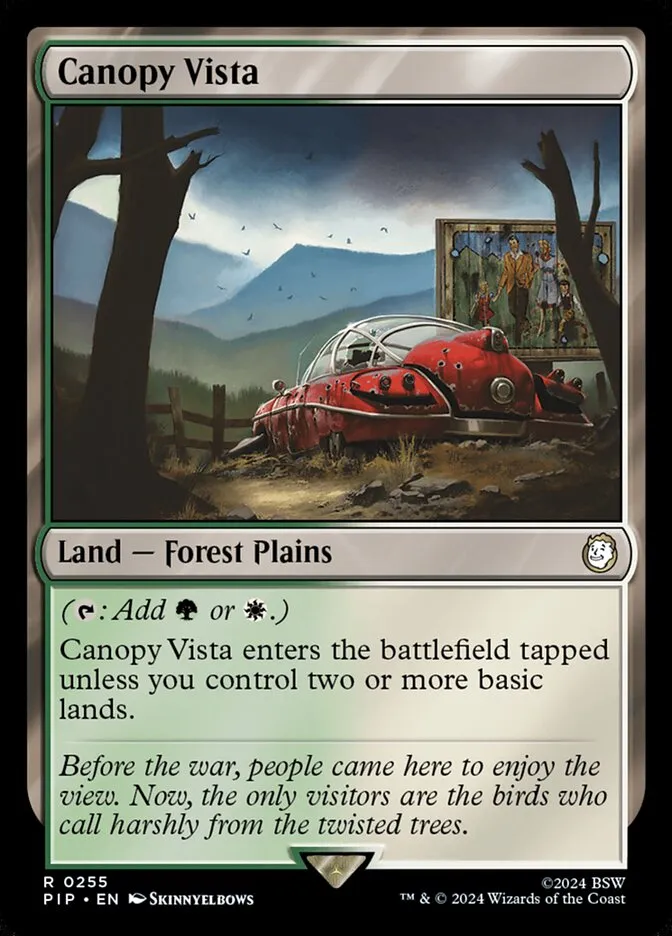 2024 Fallout Canopy Vista #255 rare card image