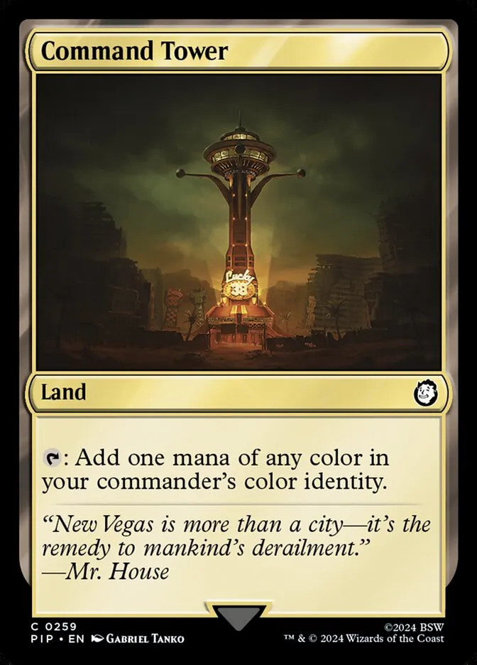 2024 Fallout Command Tower [Foil] common #259 common card image