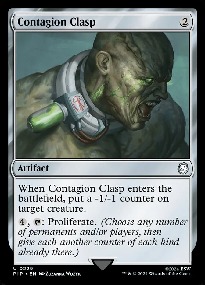 2024 Fallout Contagion Clasp uncommon #229 uncommon card image