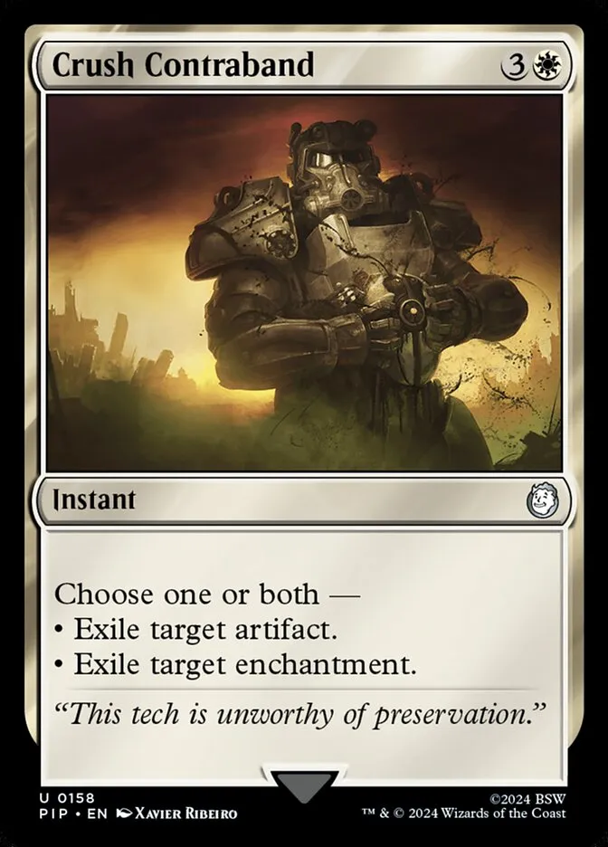 2024 Fallout Crush Contraband uncommon #158 uncommon card image