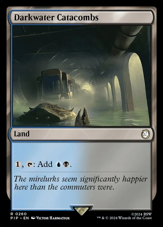 2024 Fallout Darkwater Catacombs #260 rare card image