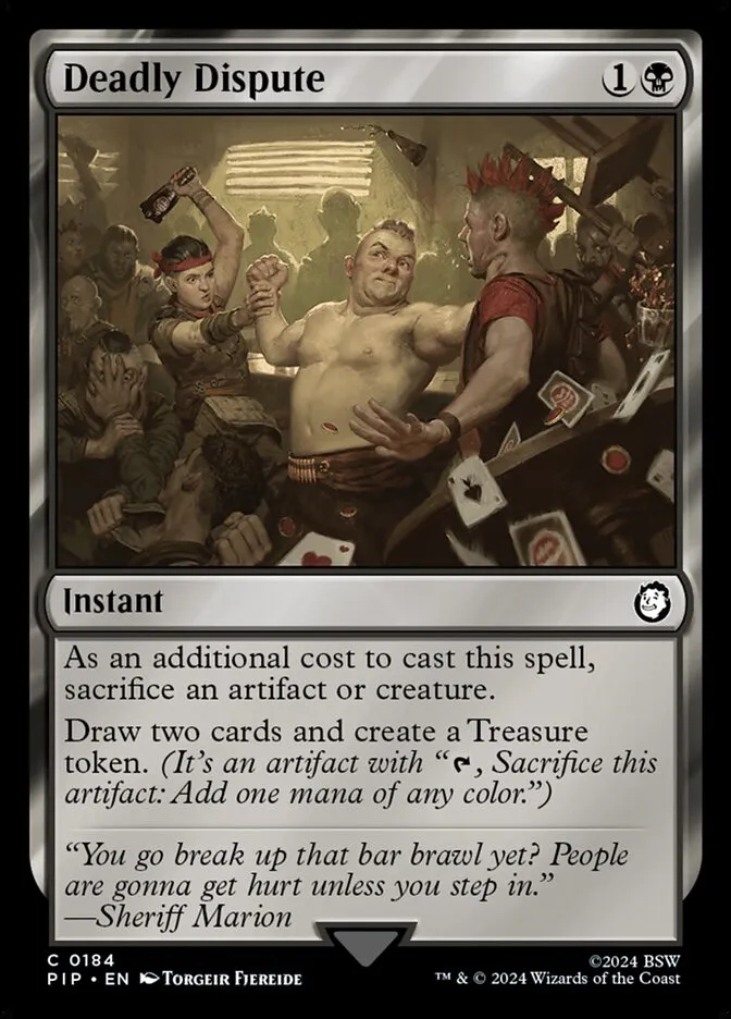 2024 Fallout Deadly Dispute #184 common card image