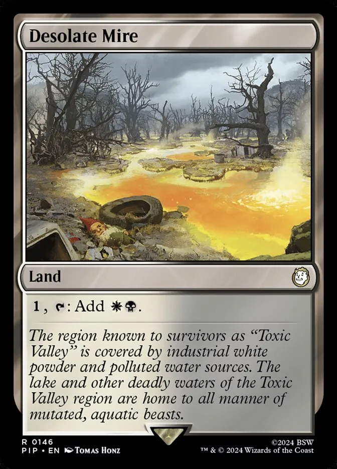 2024 Fallout Desolate Mire rare #146 rare card image