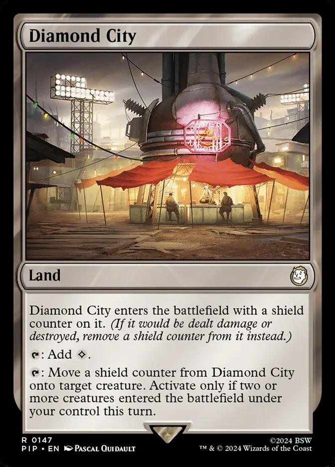 2024 Fallout Diamond City rare #147 rare card image