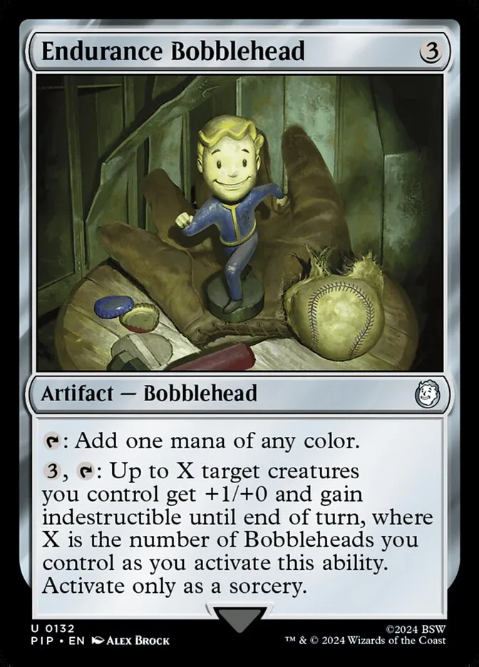 2024 Fallout Endurance Bobblehead uncommon #132 uncommon card image