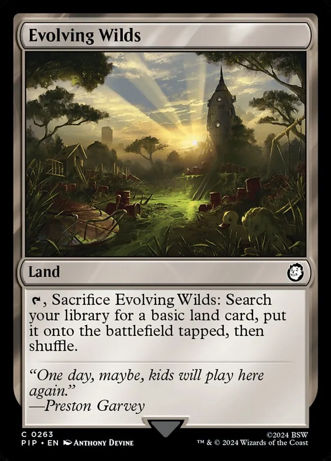 2024 Fallout Evolving Wilds common #263 common card image