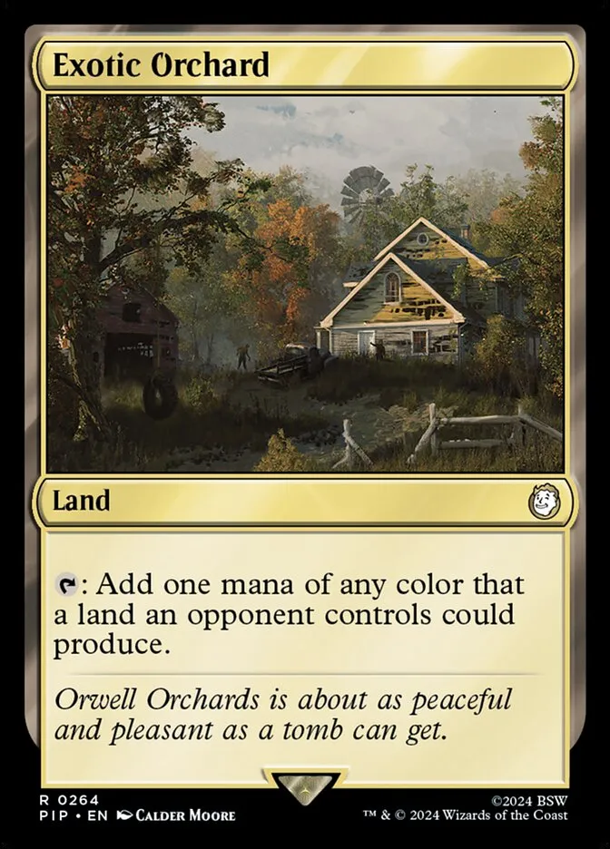 2024 Fallout Exotic Orchard #264 rare card image