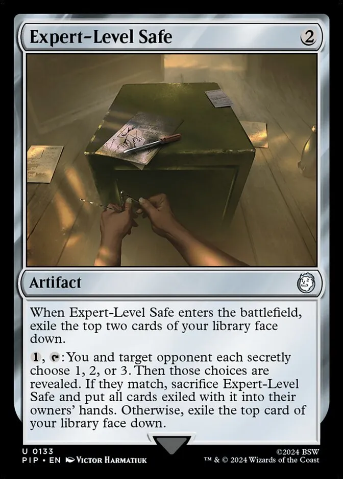 2024 Fallout Expert-Level Safe [Foil] uncommon #133 uncommon card image