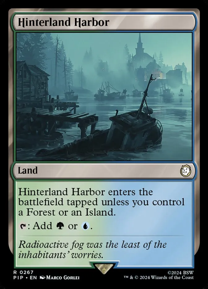 2024 Fallout Hinterland Harbor rare #267 rare card image