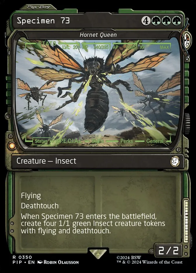 2024 Fallout Hornet Queen #350 rare card image