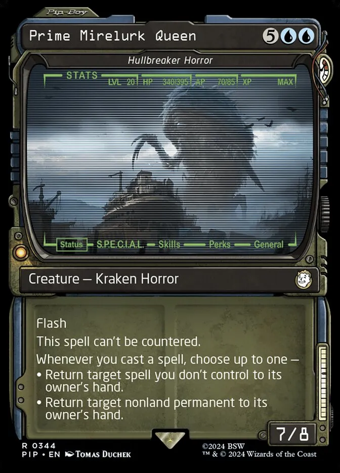 2024 Fallout Hullbreaker Horror #344 rare card image
