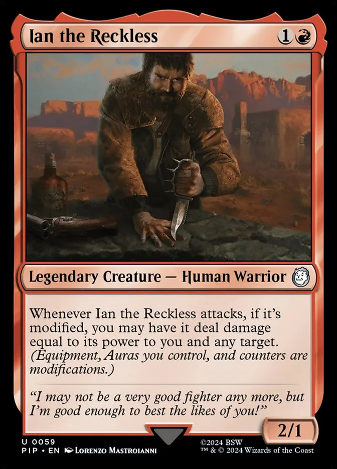 2024 Fallout Ian the Reckless [Foil] uncommon #59 uncommon card image