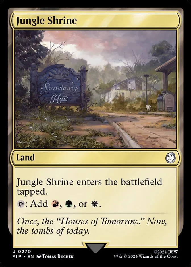 2024 Fallout Jungle Shrine uncommon #270 uncommon card image