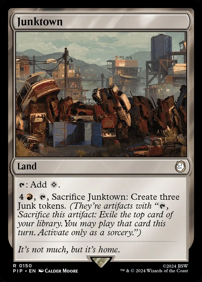 2024 Fallout Junktown rare #150 rare card image
