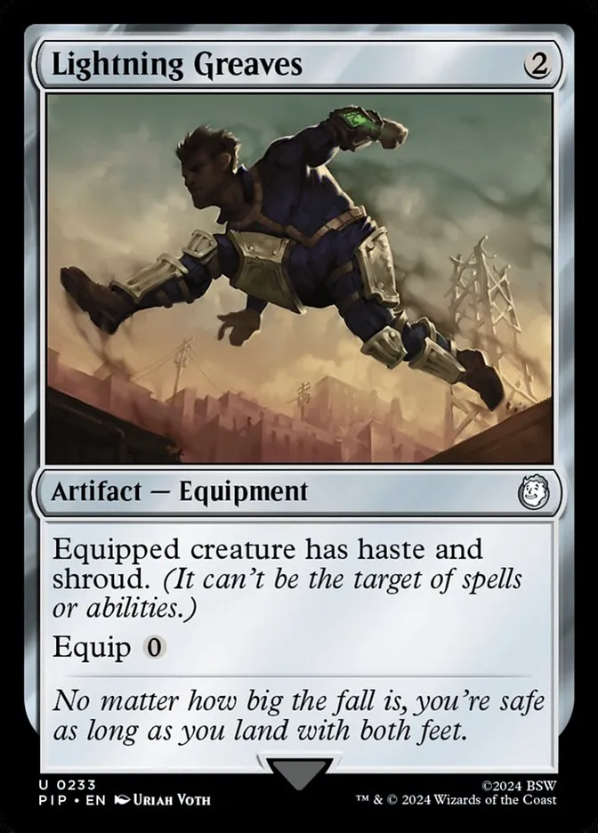 2024 Fallout Lightning Greaves uncommon #233 uncommon card image