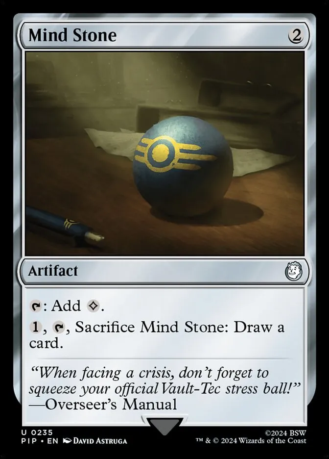 2024 Fallout Mind Stone uncommon #235 uncommon card image