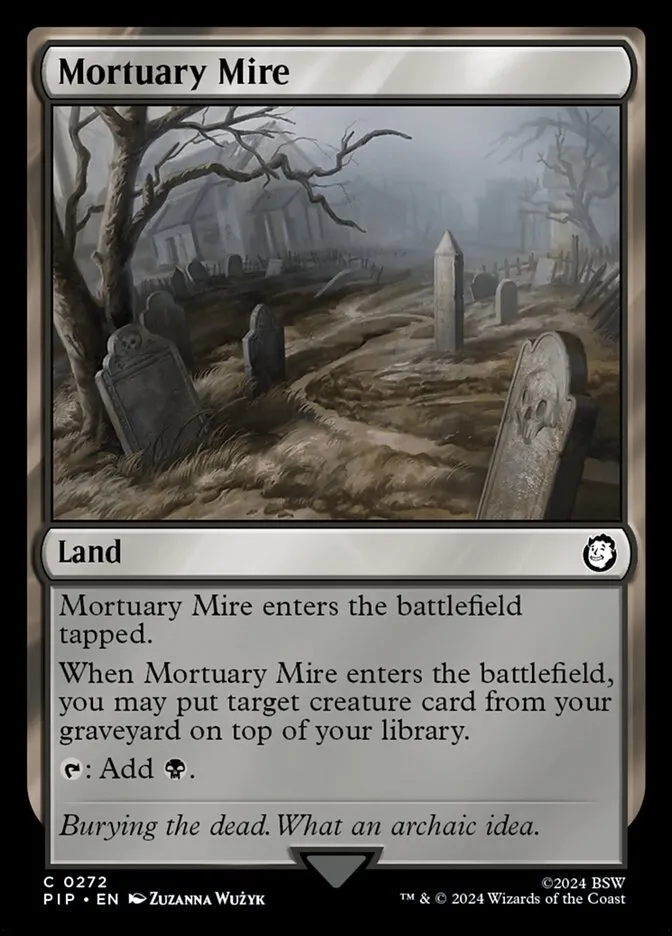 2024 Fallout Mortuary Mire common #272 common card image