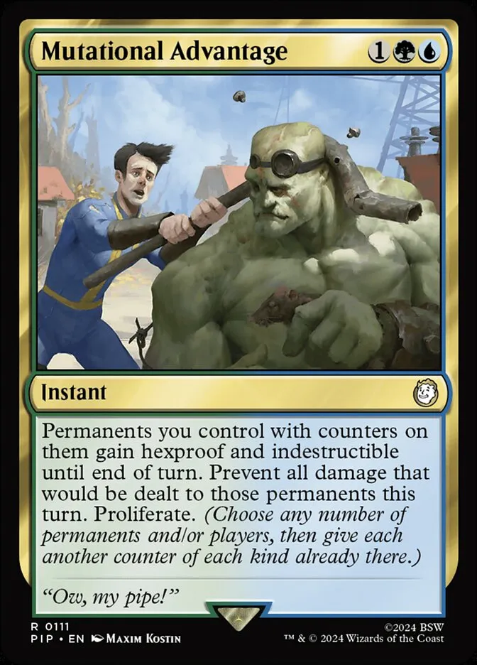 2024 Fallout Mutational Advantage rare #111 rare card image