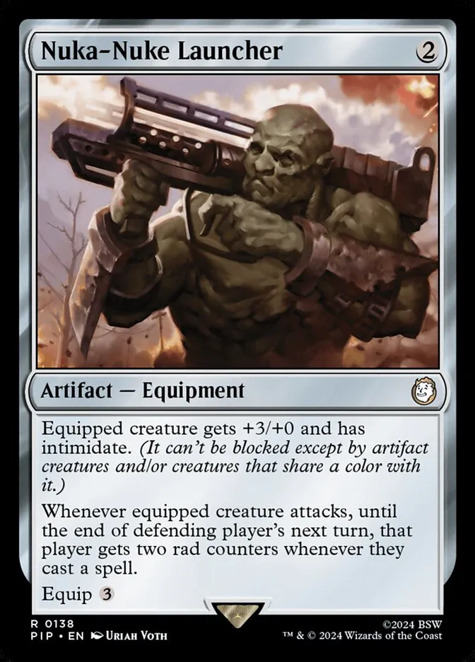 2024 Fallout Nuka-Nuke Launcher rare #138 rare card image