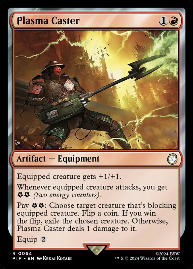 2024 Fallout Plasma Caster [Foil] rare #64 rare card image