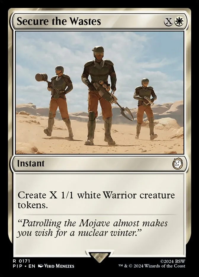 2024 Fallout Secure the Wastes #171 rare card image