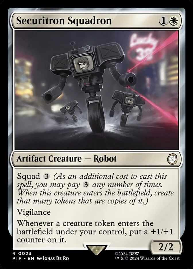 2024 Fallout Securitron Squadron rare #23 rare card image