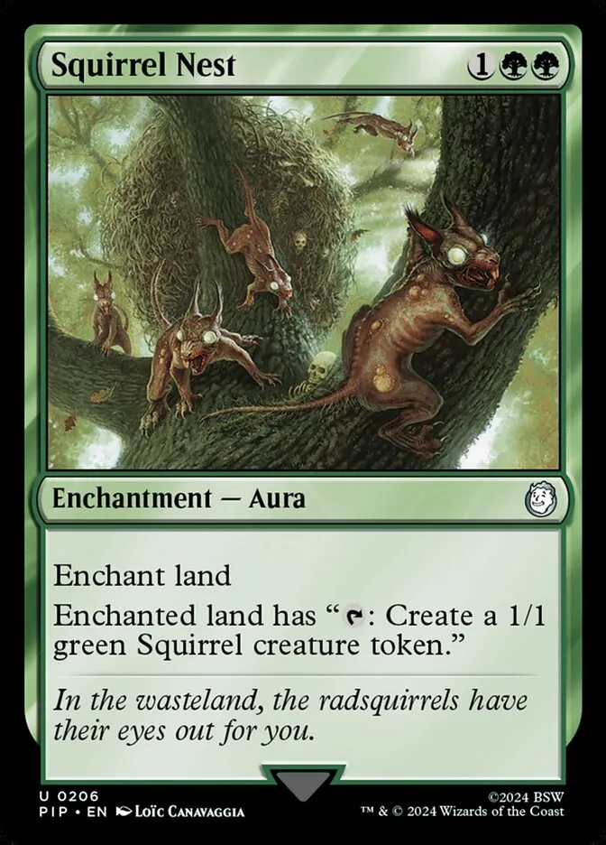 2024 Fallout Squirrel Nest [Foil] uncommon #206 uncommon card image
