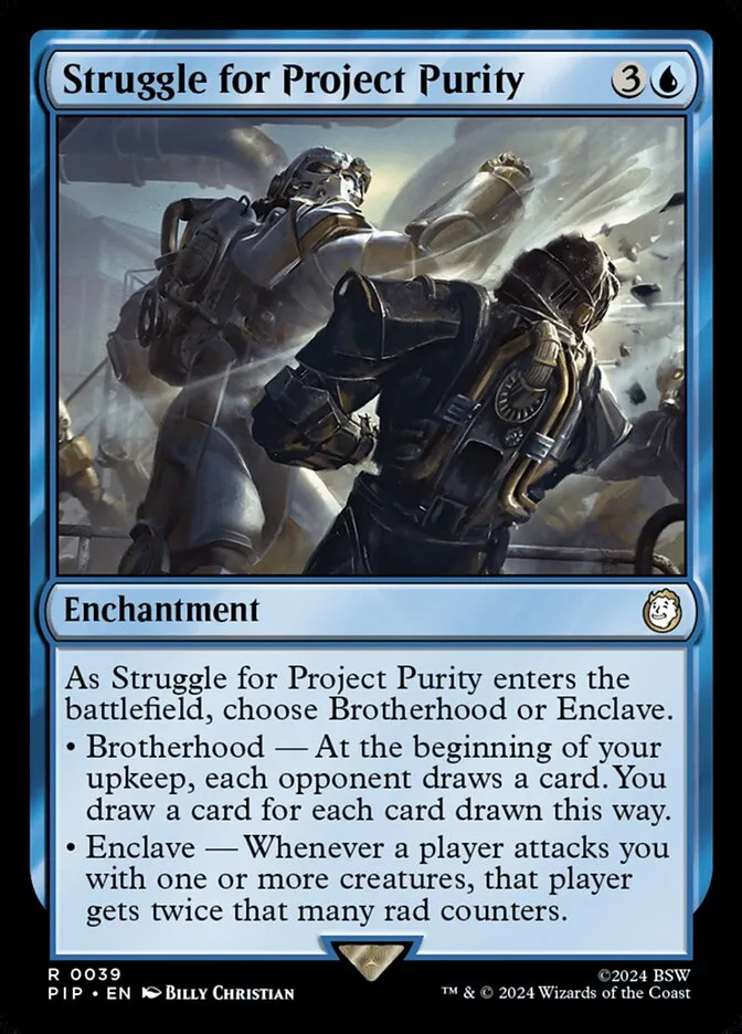 2024 Fallout Struggle for Project Purity [Foil] rare #39 rare card image