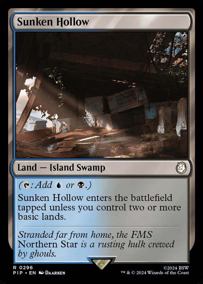 2024 Fallout Sunken Hollow #296 rare card image
