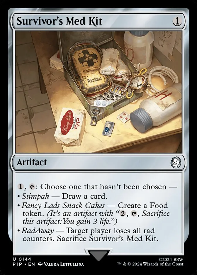 2024 Fallout Survivor's Med Kit uncommon #144 uncommon card image