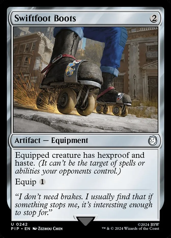 2024 Fallout Swiftfoot Boots uncommon #242 uncommon card image