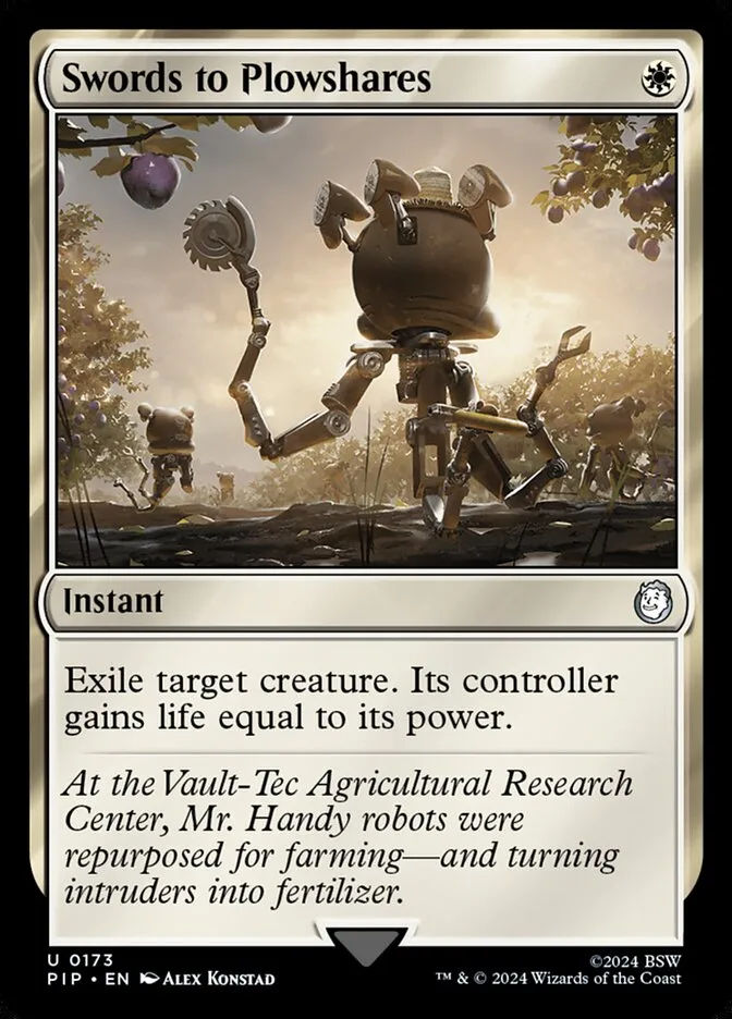 2024 Fallout Swords to Plowshares #173 uncommon card image