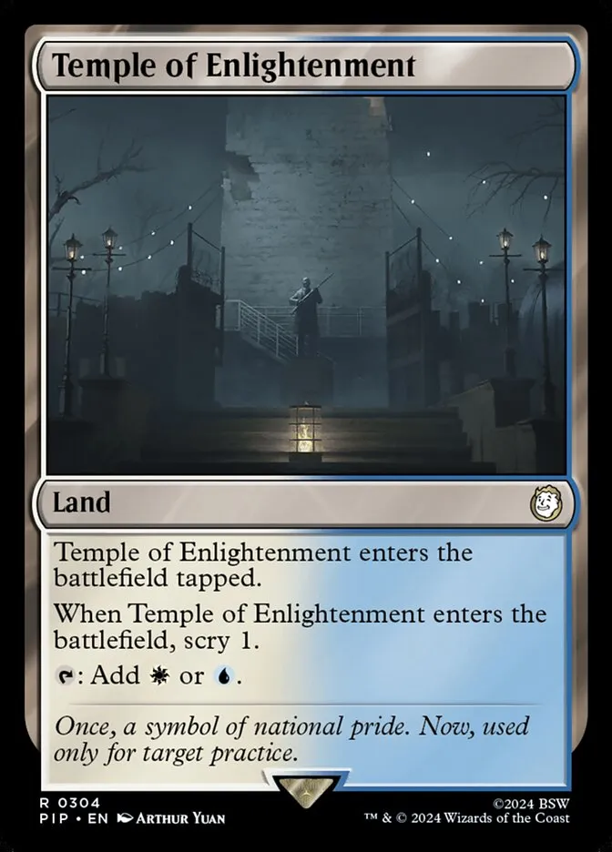 2024 Fallout Temple of Enlightenment #304 rare card image